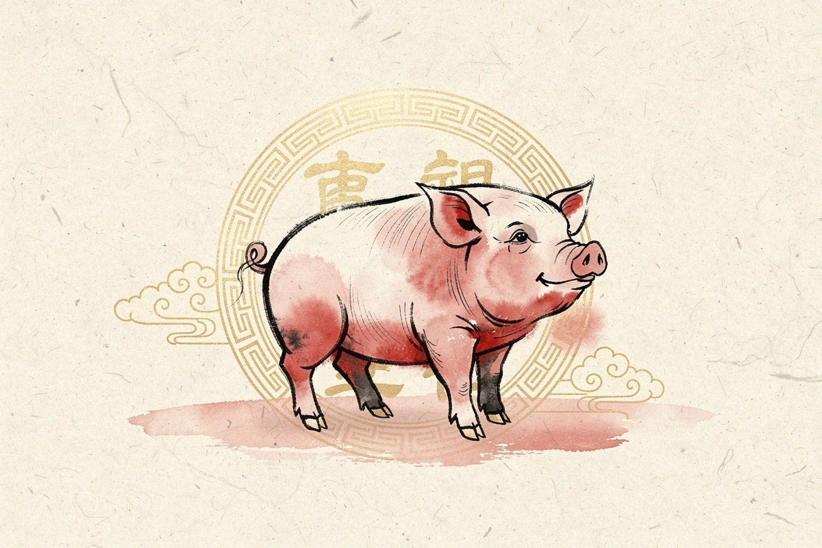 Illustration pour Signe du Cochon : compatibilité avec les autres signes chinois