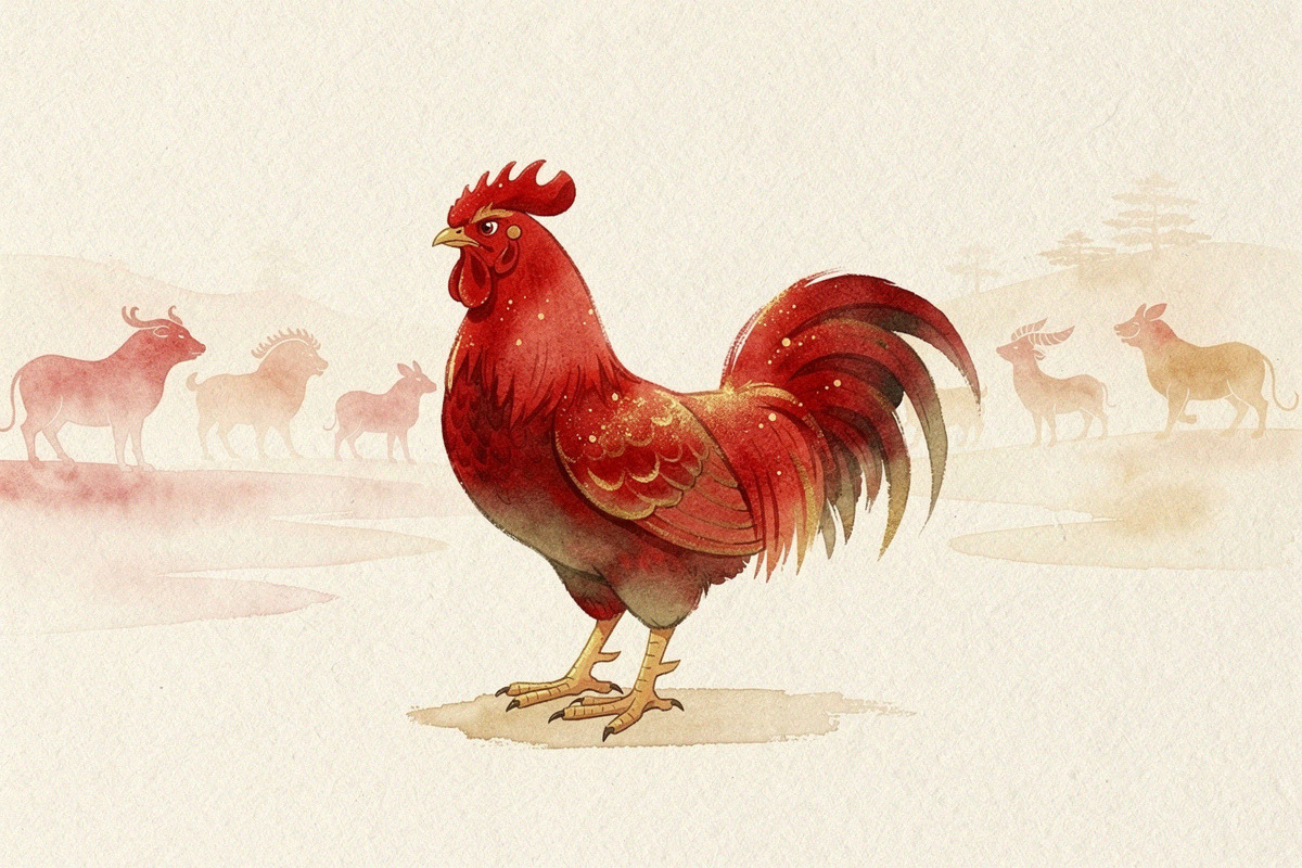Illustration pour Signe du Coq : compatibilité avec les autres signes chinois
