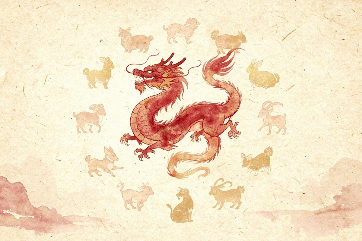 Illustration pour Signe du Dragon : compatibilité avec les autres signes chinois