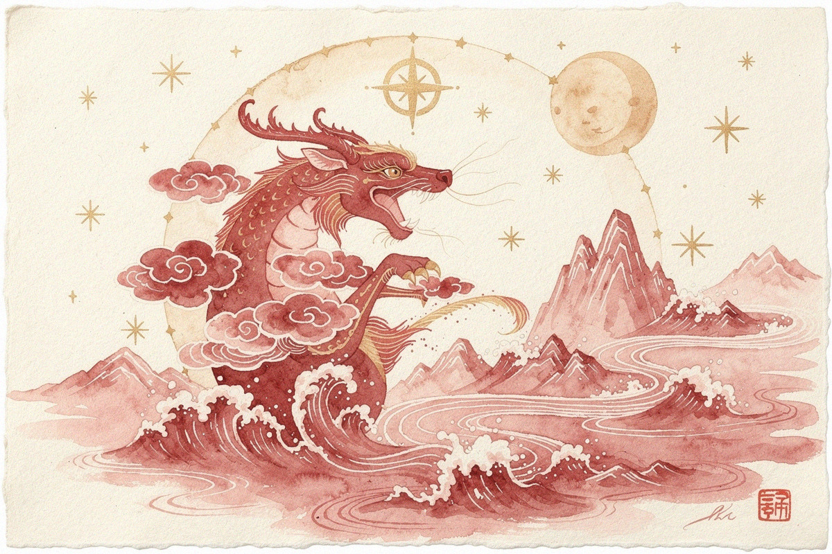 Illustration pour Horoscope chinois 2026 : l'année du Cheval de Feu