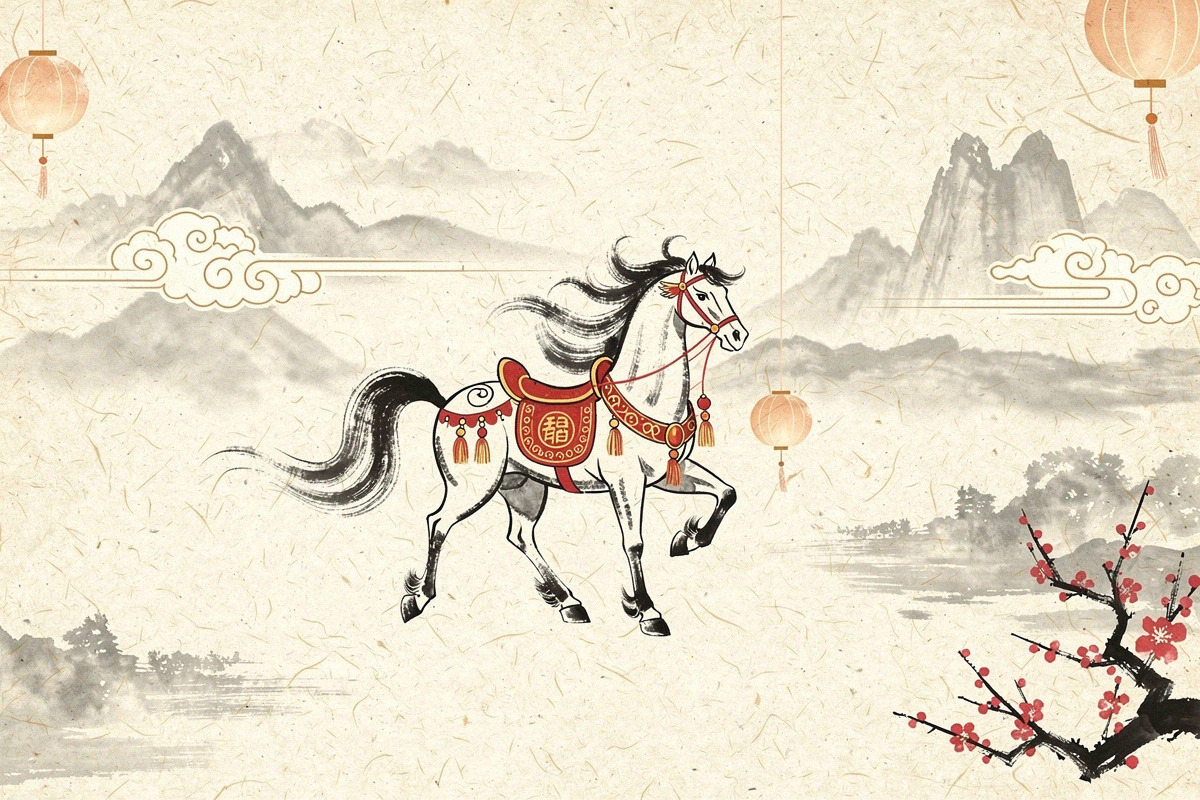 Illustration pour Nouvel An chinois 2026 : date et traditions