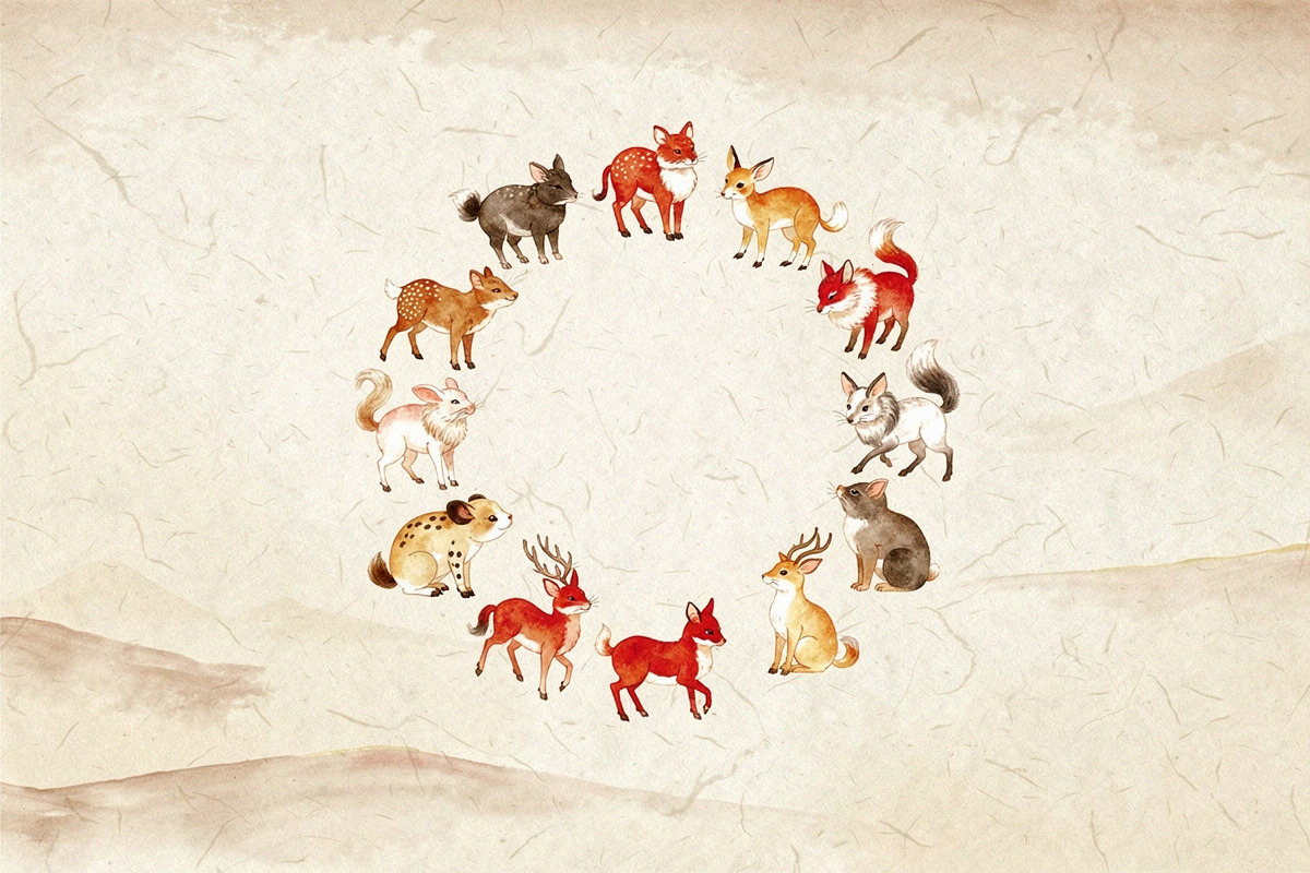 Illustration pour Les 12 signes chinois : caractéristiques principales